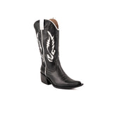 Texana Justine negra y blanco