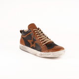 Sneaker Rockstar Terracota y Chocolate