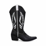 Texana Justine negra y blanco